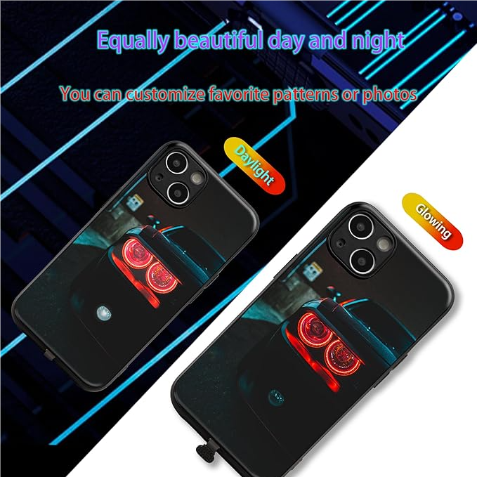 來圖客製 任意機型 來電閃智能發光手機殼-ZUIHANG SHOP