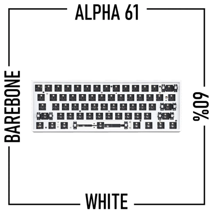 Alpha 61 - 60% 無線機械式鍵盤準系統套件-ZUIHANG SHOP