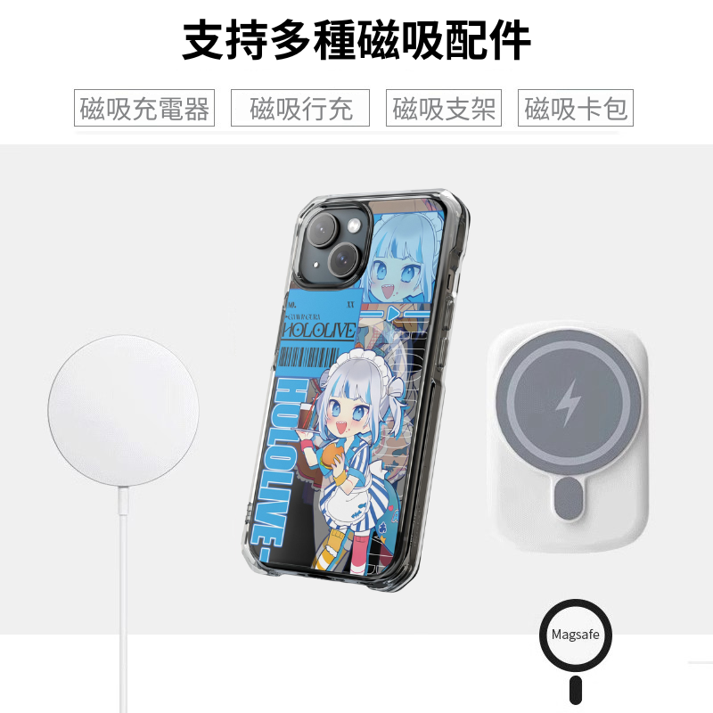 Hololive透明磁吸防摔手機殼-ZUIHANG SHOP