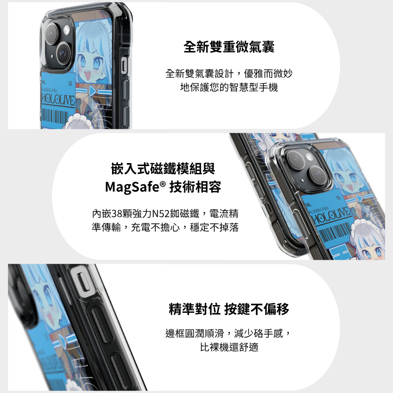 Hololive透明磁吸防摔手機殼-ZUIHANG SHOP