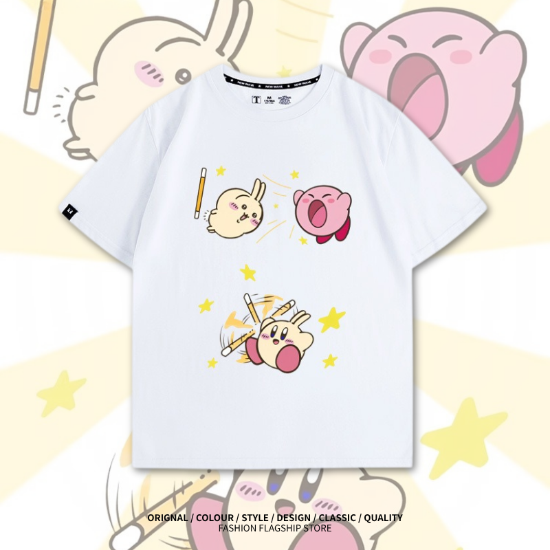 Chiikawa 2025親子情侶男女同款 印花短袖T恤