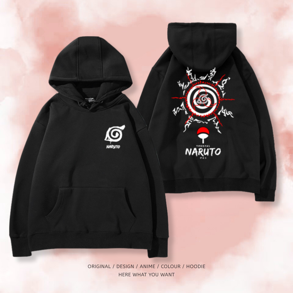 火影忍者 2025秋冬新款 親子情侶男女連帽衛衣