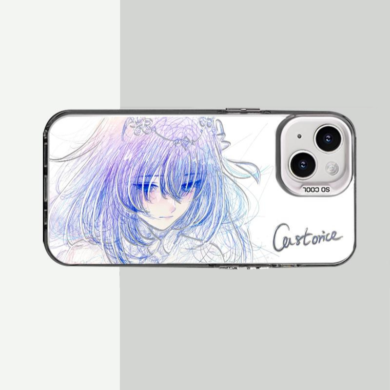 崩壞:星穹鐵道彩銀線條漸變防摔手機殼