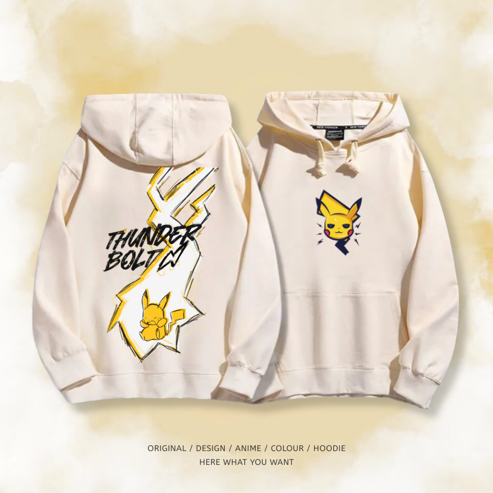 寶可夢 秋冬新款聯名親子情侶裝 連帽衛衣