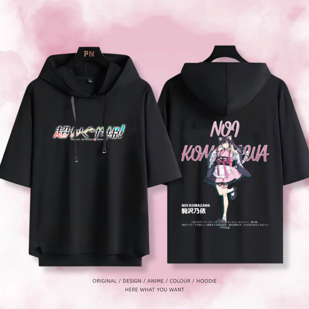 超時空輝耀姬 連帽短袖T恤