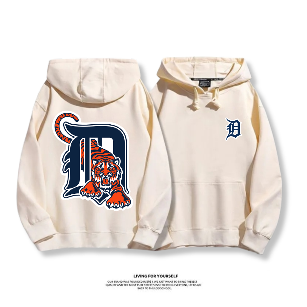 底特律老虎 Detroit Tigers 連帽衛衣｜2026秋冬親子情侶休閒上衣