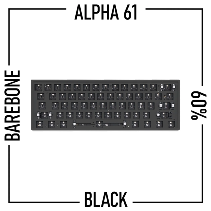 Alpha 61 - 60% 無線機械式鍵盤準系統套件-ZUIHANG SHOP