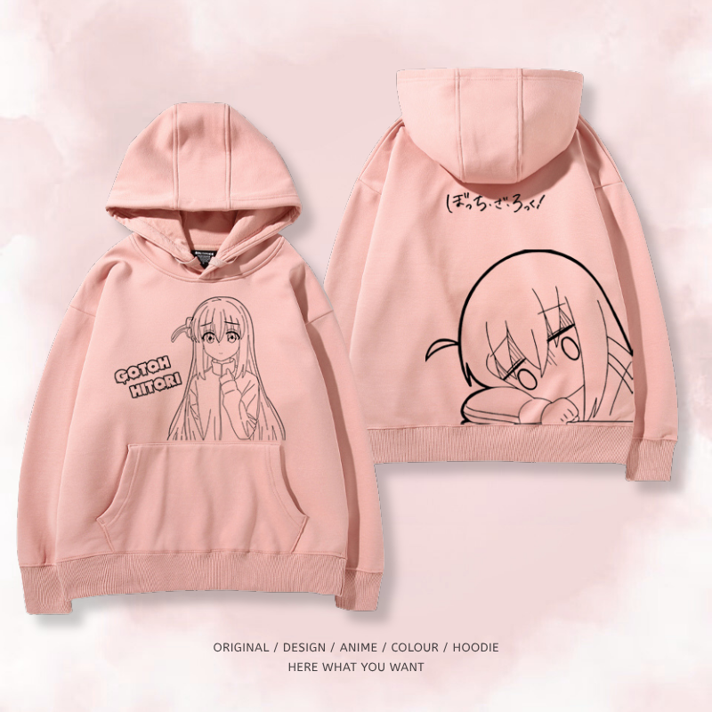 孤獨搖滾 2025秋冬新款 親子情侶裝連帽衛衣