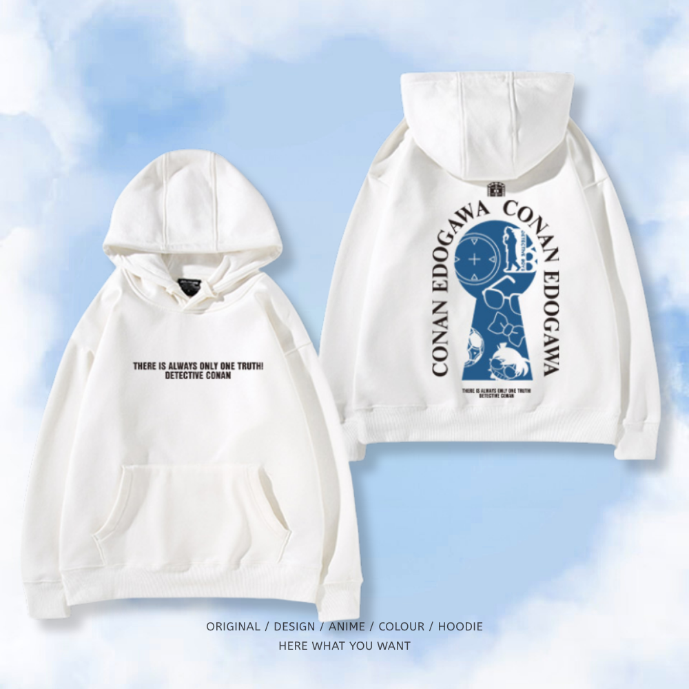 名偵探柯南 2025秋冬新款 親子情侶男女連帽衛衣