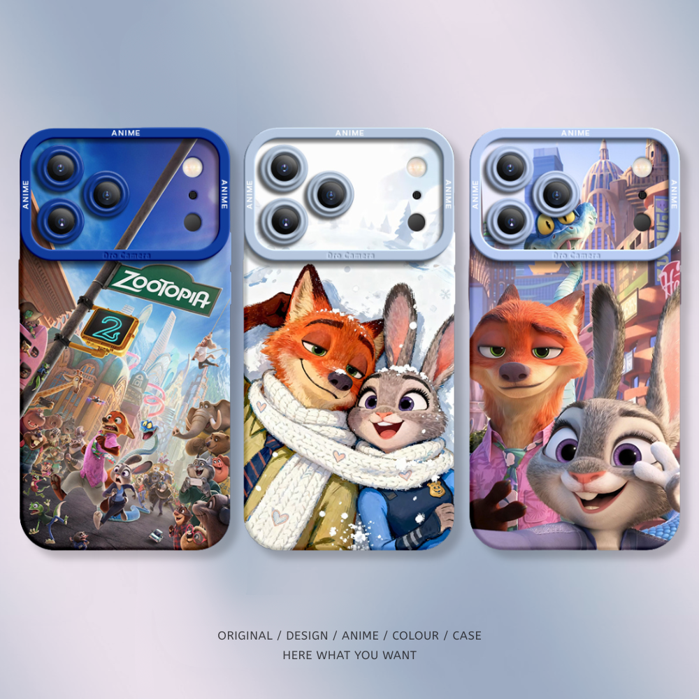 動物方城市液態矽膠全包防摔軟殼