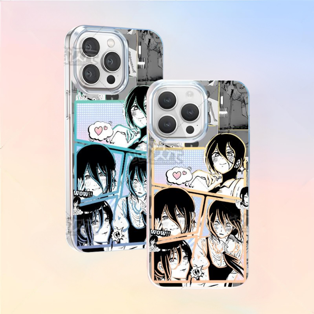 鏈鋸人極光金手機殼