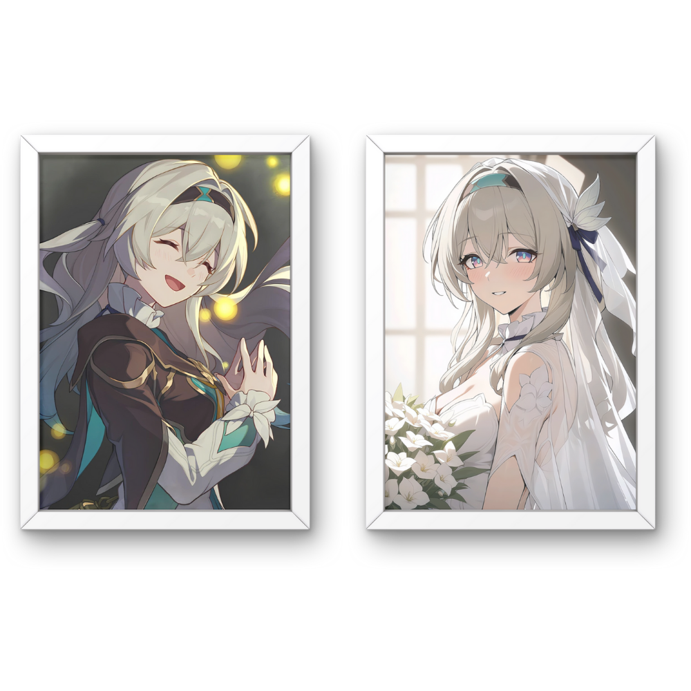 崩壞:星穹鐵道3D動漫立體畫海報 - 3D漸層與立體效果