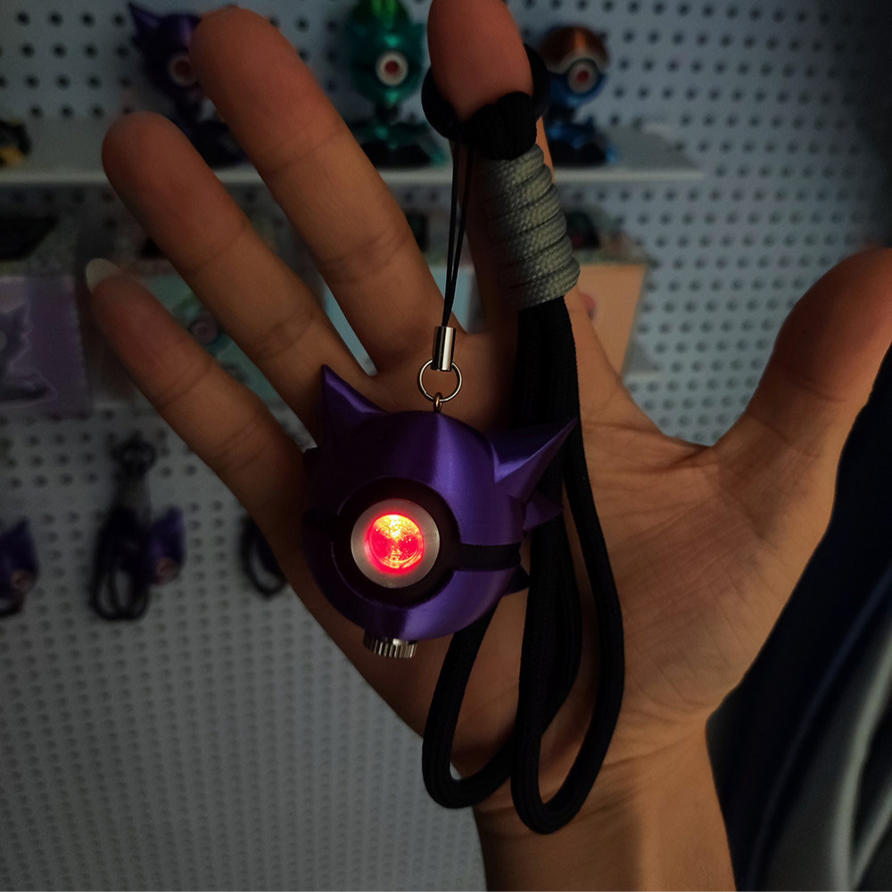 耿鬼精靈球寶可夢發光掛件