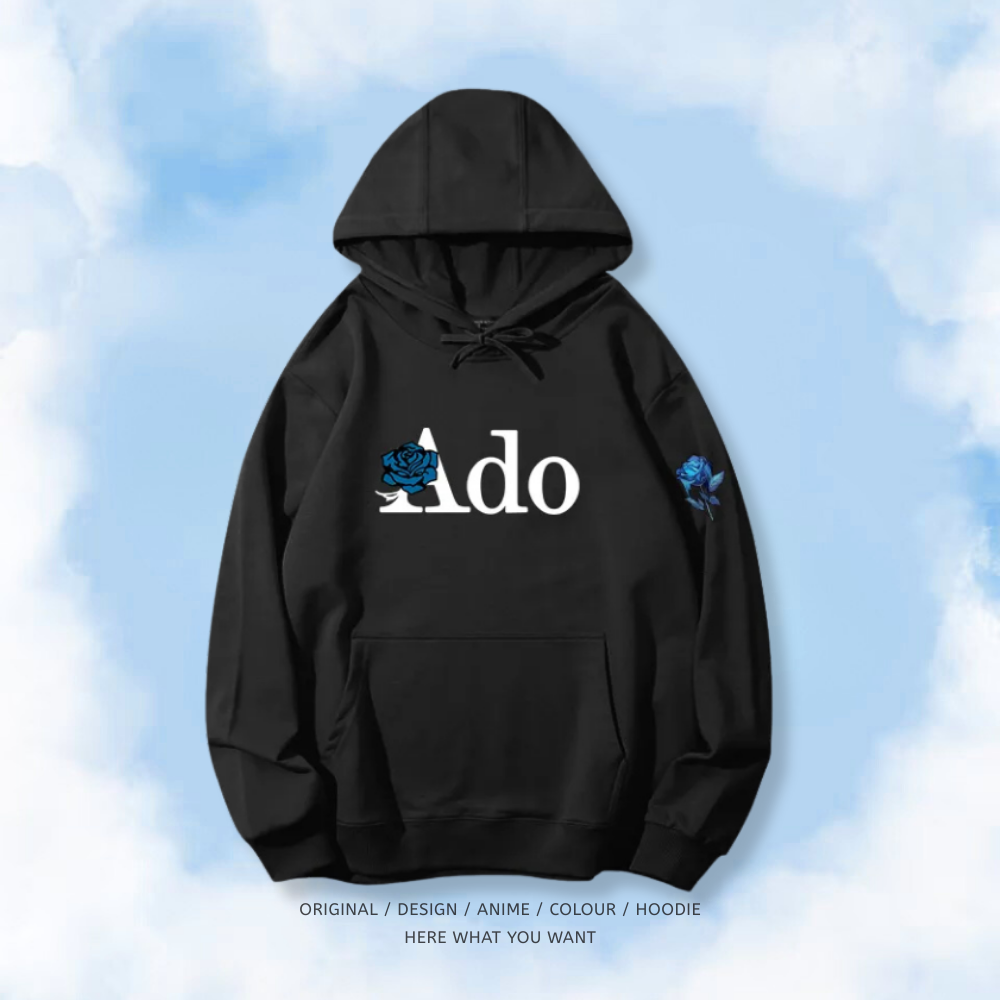 Ado歌手同人 2025秋冬新款 親子情侶裝連帽衛衣