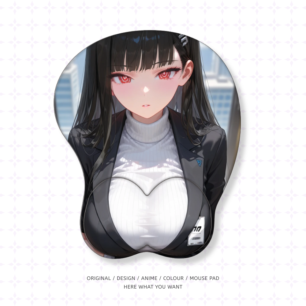 蔚藍檔案 調月莉音 等身大爆乳滑鼠墊