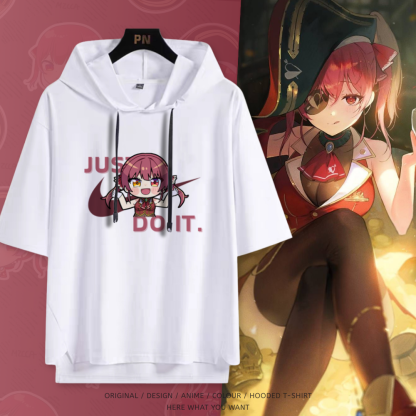 Vtuber Hololive新款 親子情侶男女款連帽短袖T恤-ZUIHANG SHOP