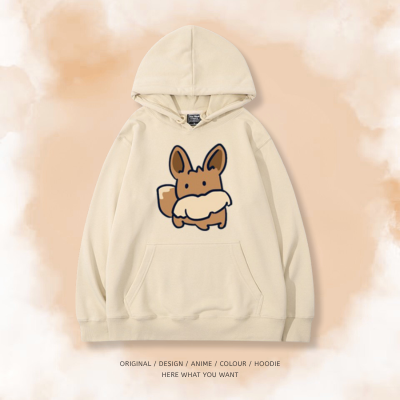 神奇寶貝 2025秋冬新款 親子情侶裝連帽衛衣