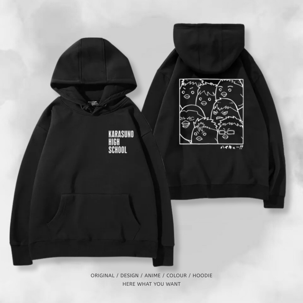 排球少年 2025秋冬新款 親子情侶男女連帽衛衣