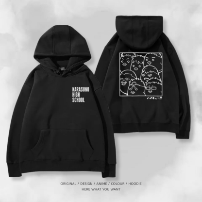 排球少年 2025秋冬新款 親子情侶男女連帽衛衣