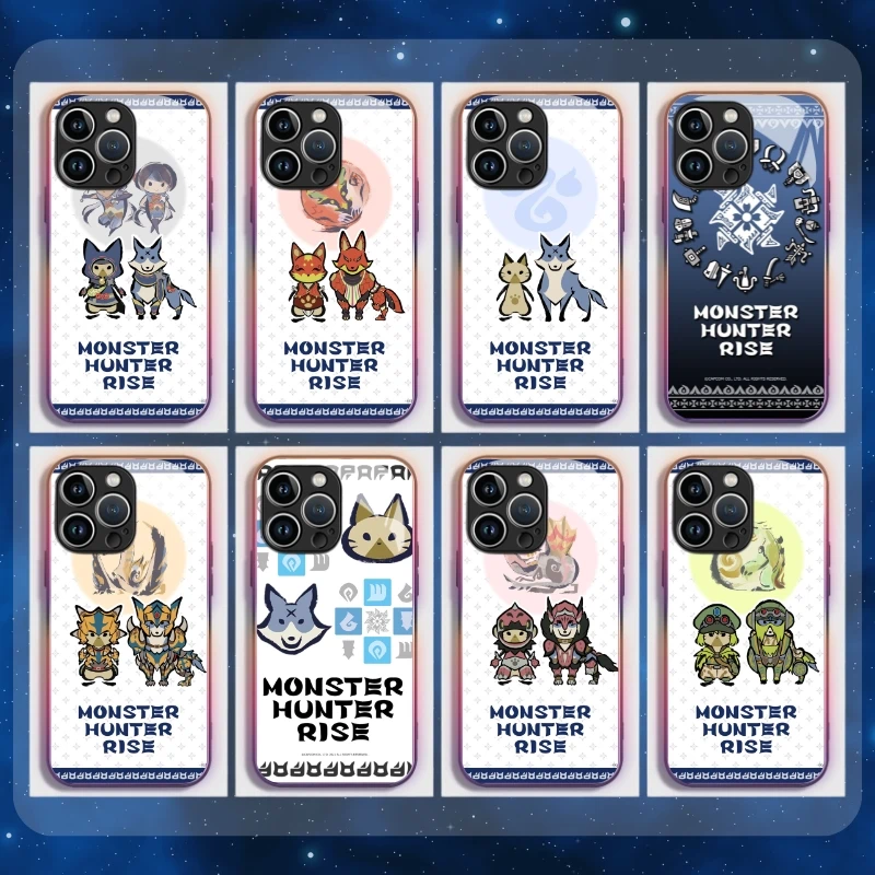 魔物獵人智能夜光玻璃手機殼
