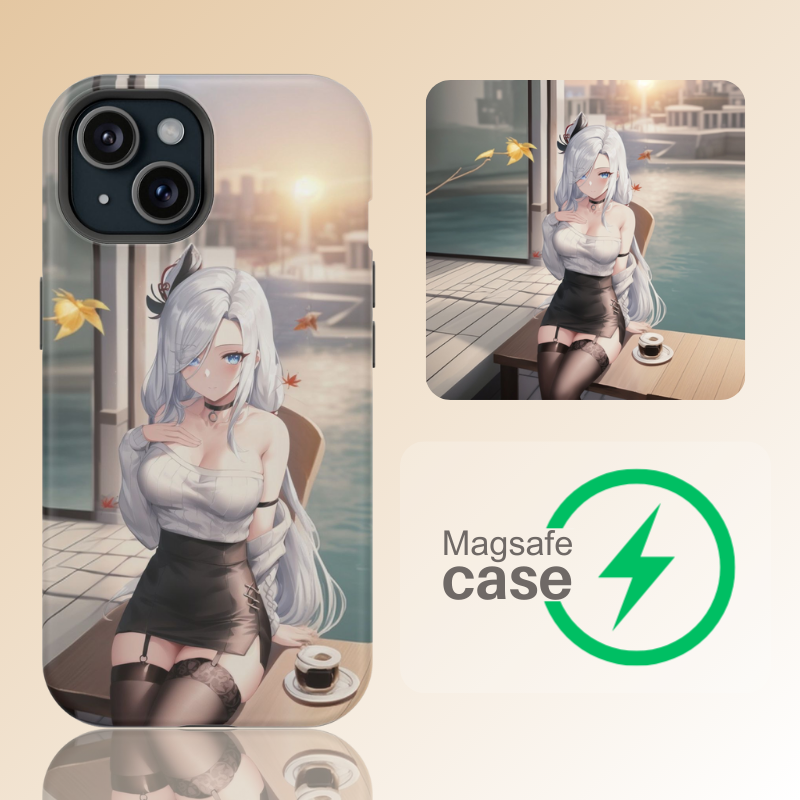 原神 申鶴 MagSafe 磁吸防摔手機殼