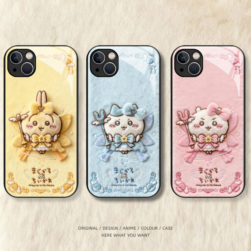 吉伊卡哇 新款高清全包防摔玻璃殼