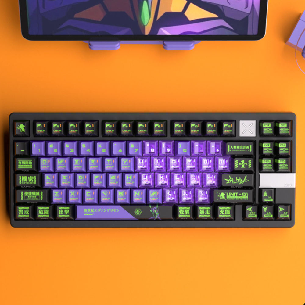 初號機 250鍵 大全套雙刻透光PBT鍵帽-ZUIHANG SHOP