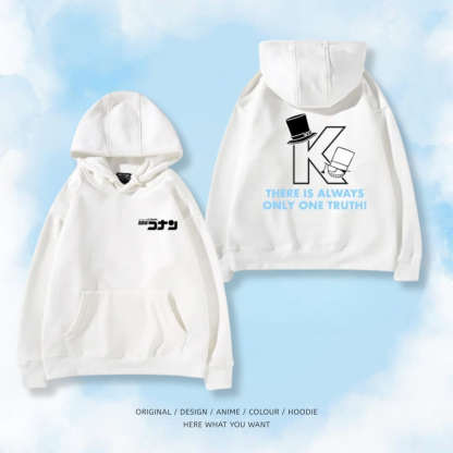 名偵探柯南 2025秋冬新款 親子情侶裝連帽衛衣