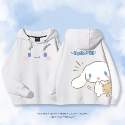 大耳狗新款 親子情侶男女款連帽衛衣