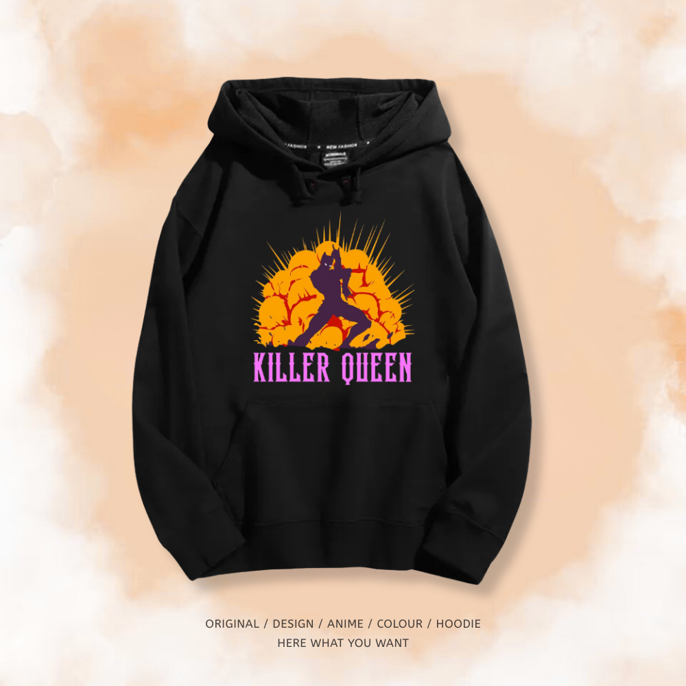 JoJo的奇妙冒險 吉良吉影 親子情侶裝連帽衛衣