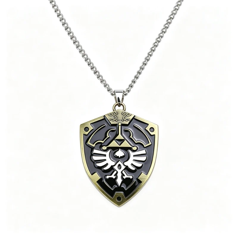 薩爾達傳說心之容器吊墜｜銅銀質感吊墜・Elden Ring 遊戲收藏飾品