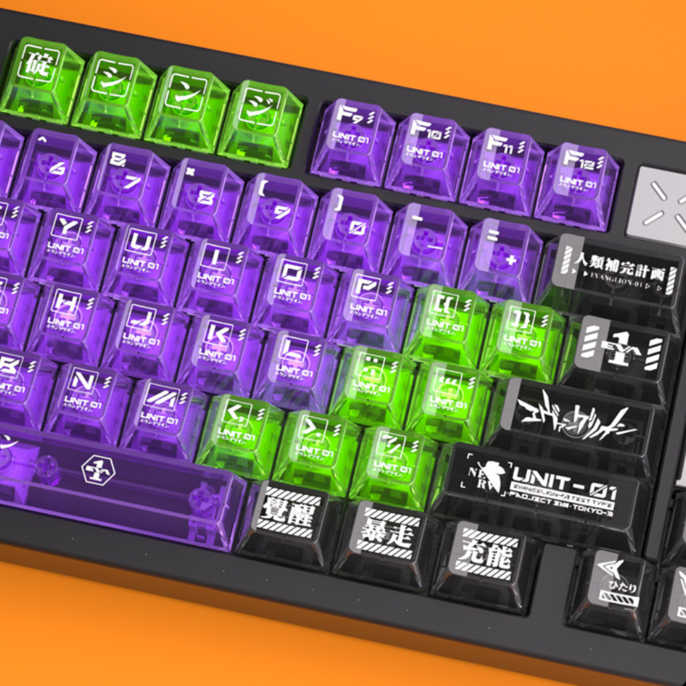 初號機 250鍵 大全套雙刻透光PBT鍵帽-ZUIHANG SHOP