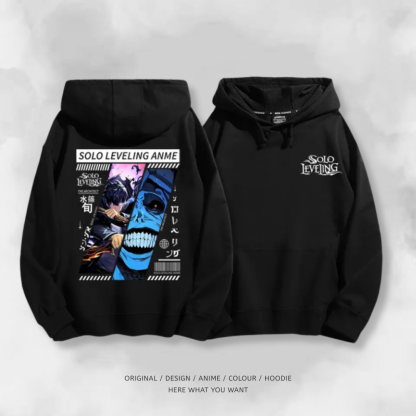 我獨自升級 2025秋冬新款 親子情侶裝連帽衛衣