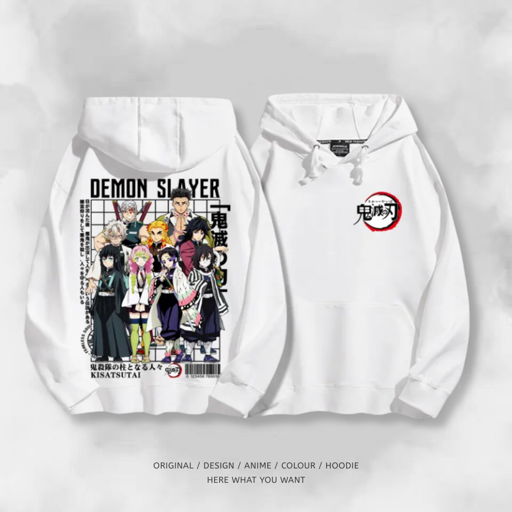 鬼滅之刃 秋冬新款 親子情侶男女連帽衛衣
