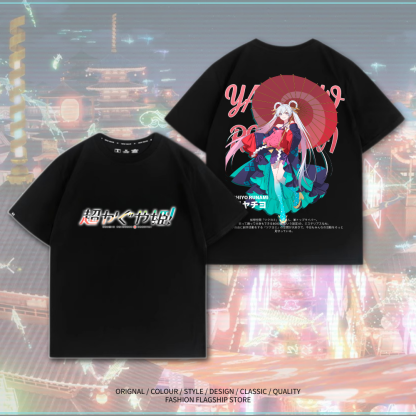 超時空輝耀姬 動漫主題印花短袖T恤