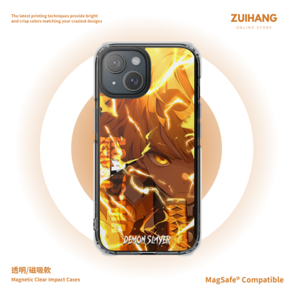 鬼滅之刃透明磁吸防摔手機殼-ZUIHANG SHOP