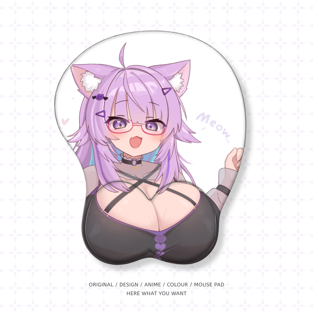Hololive 貓又小粥 等身大爆乳滑鼠墊
