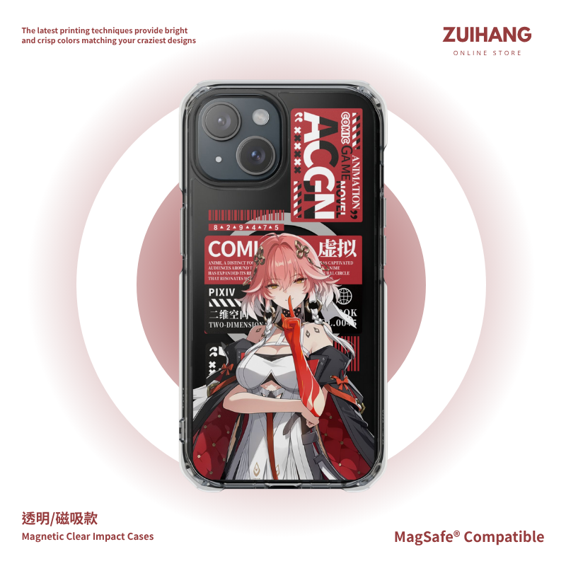 鳴潮透明磁吸防摔手機殼-ZUIHANG SHOP