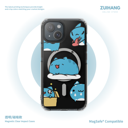 貓貓蟲透明磁吸防摔手機殼-ZUIHANG SHOP