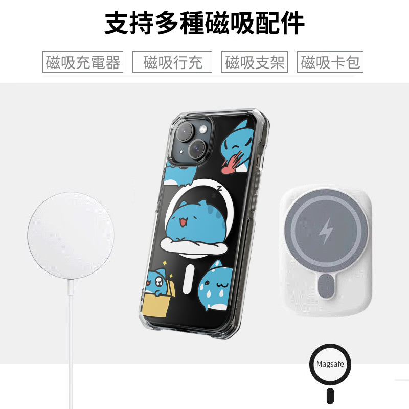 貓貓蟲透明磁吸防摔手機殼-ZUIHANG SHOP