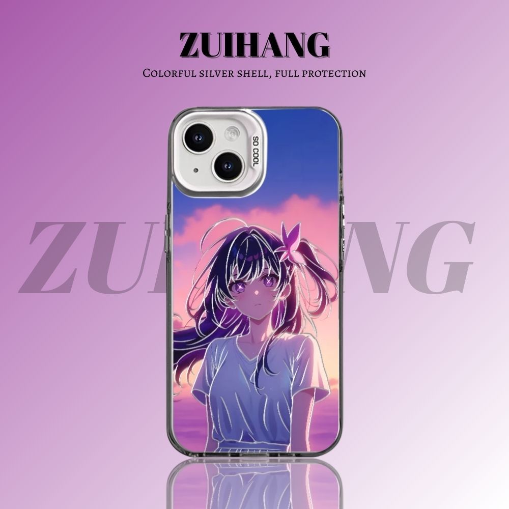 我推的孩子彩銀線條漸變防摔手機殼-ZUIHANG SHOP
