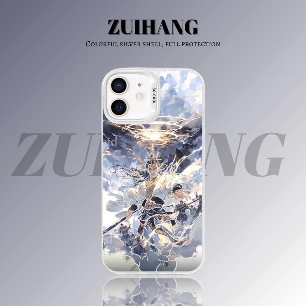 原創彩銀線條漸變防摔手機殼-ZUIHANG SHOP