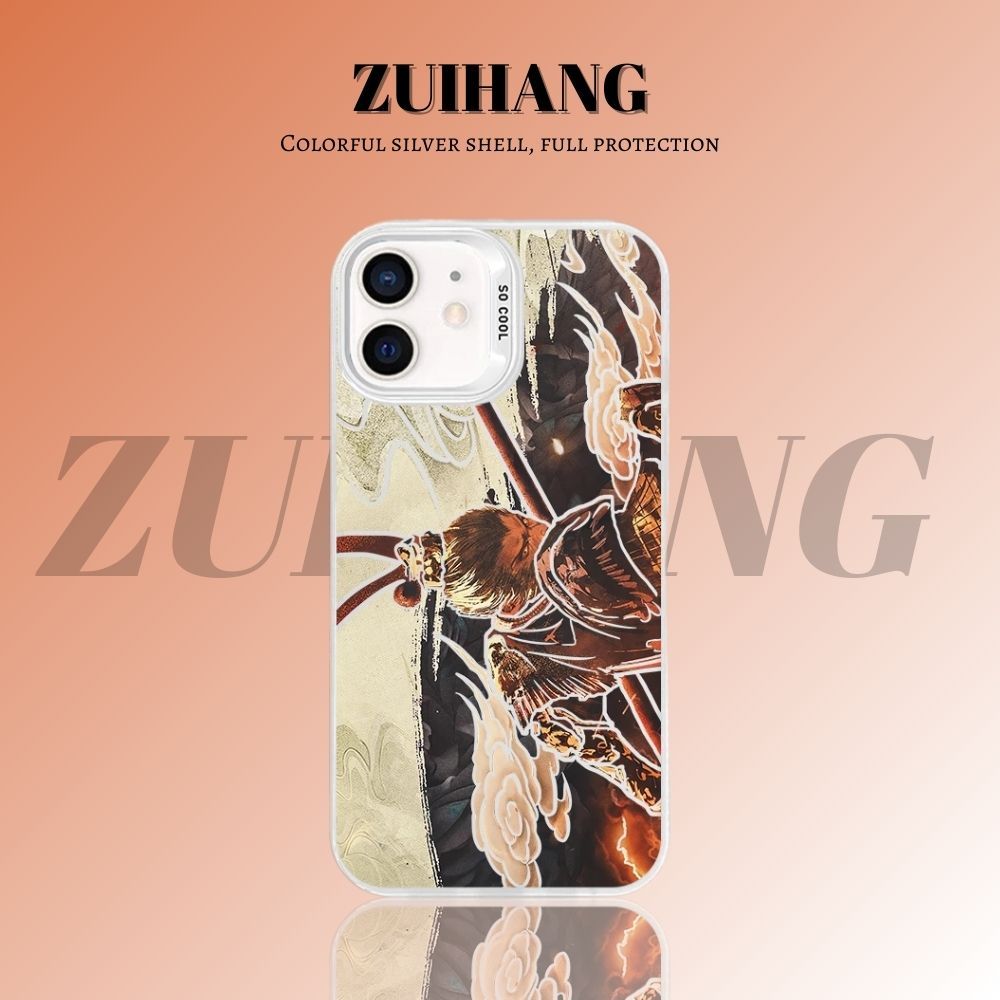 原創彩銀線條漸變防摔手機殼-ZUIHANG SHOP