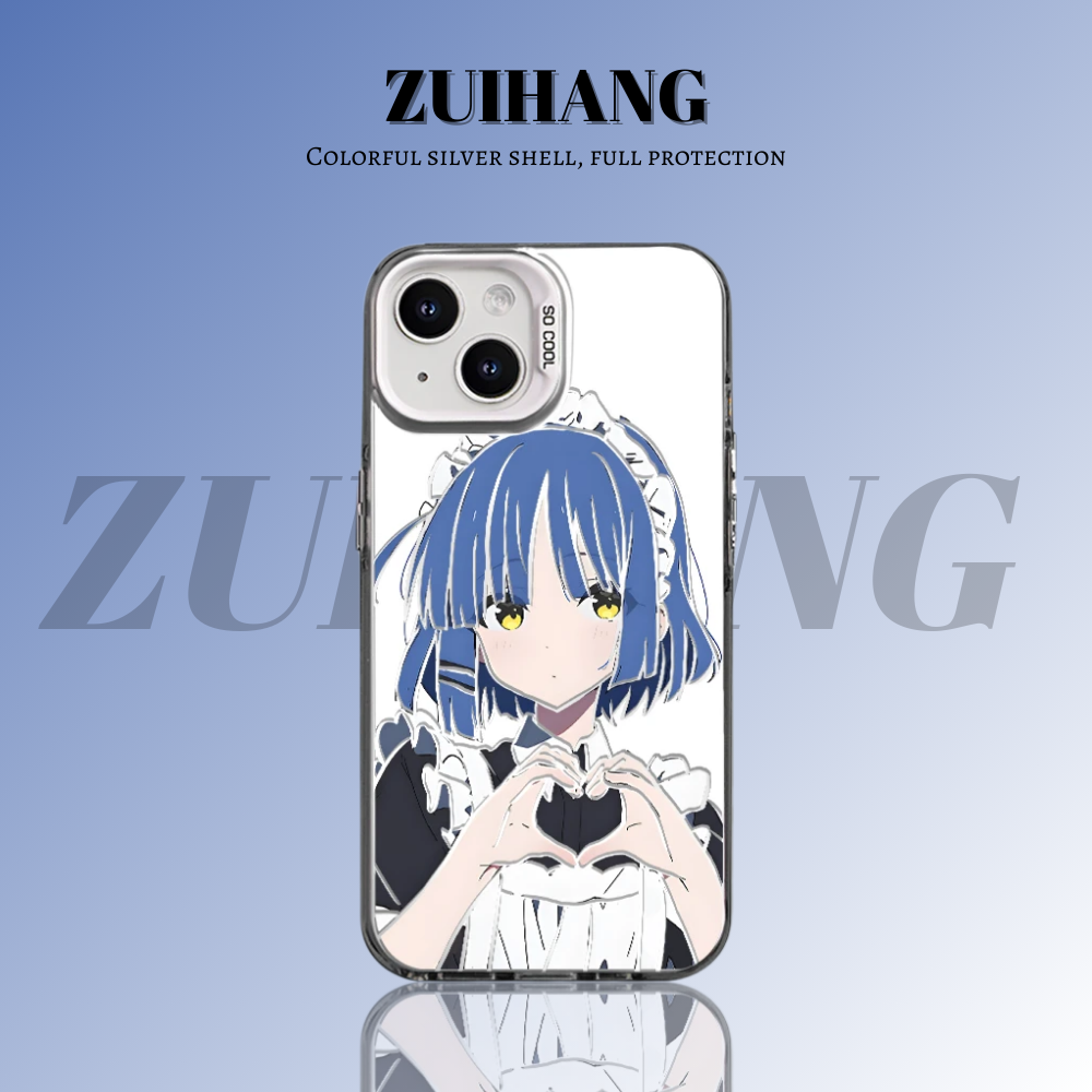 孤獨搖滾彩銀線條漸變防摔手機殼-ZUIHANG SHOP