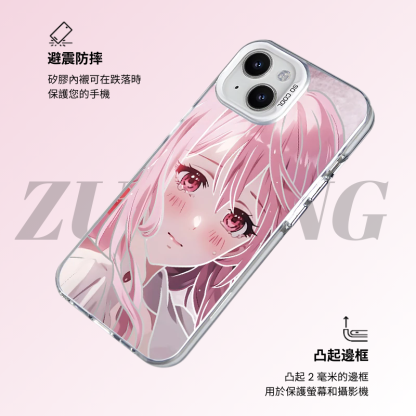 罪惡王冠彩銀線條漸變防摔手機殼-ZUIHANG SHOP