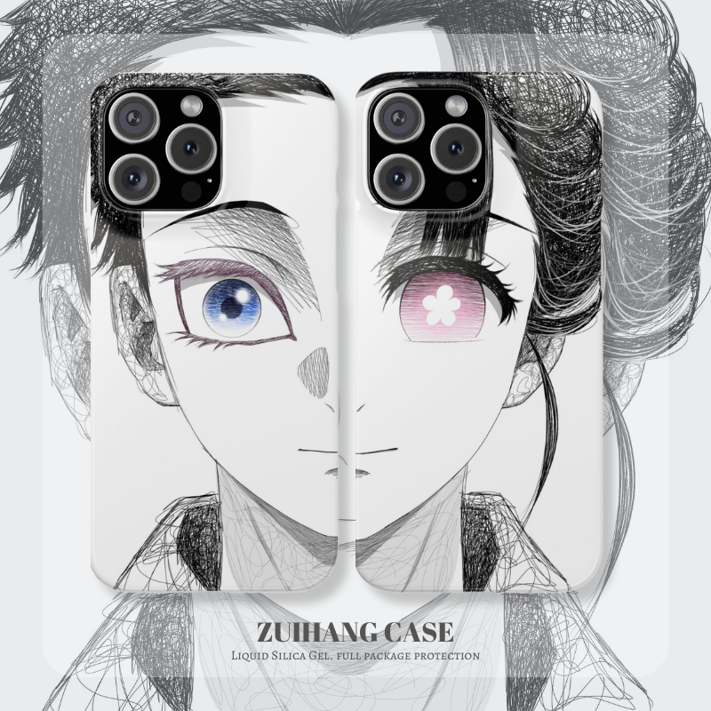 亂線畫風高清彩繪全包防摔菲林殼-ZUIHANG SHOP