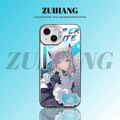 蔚藍檔案彩銀防摔手機殼-ZUIHANG SHOP