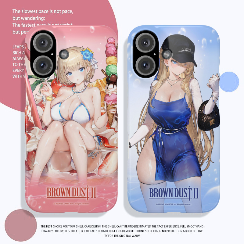 棕色塵埃高清彩繪全包防摔菲林殼-ZUIHANG SHOP