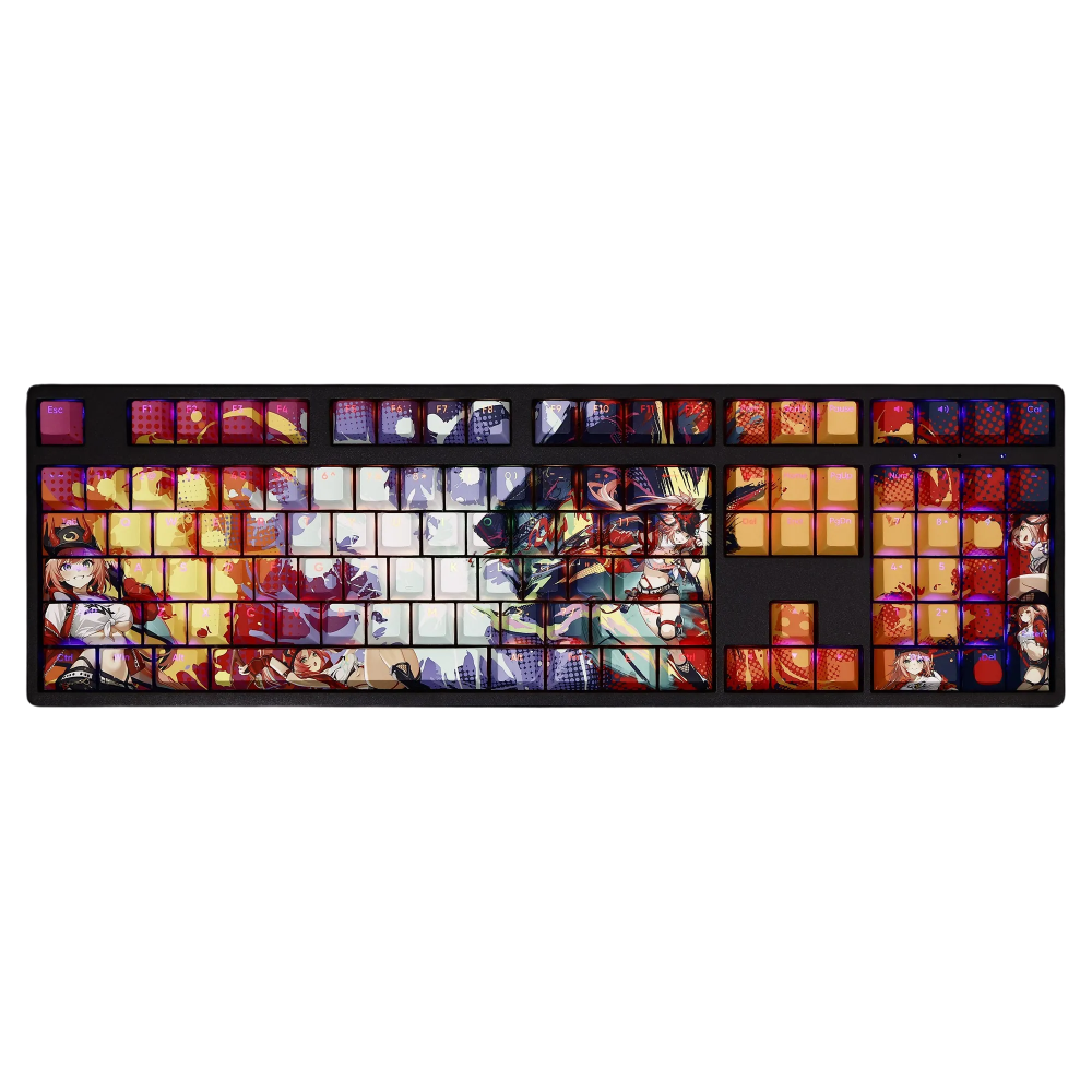 崩壞星穹鐵道亂破透光RGB108鍵標準配列衛星軸鍵帽-ZUIHANG SHOP