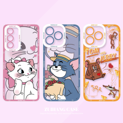 湯姆貓與傑利鼠天使眼透明防摔軟殼-ZUIHANG SHOP